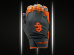 Limited Edition- ProSway Gun Metal grey & Orange Ultra Fit Batting Gloves