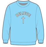 Prosway Crewneck Fleece- BELIEVE   ❄️ Pre Order