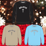 Prosway Crewneck Fleece- BELIEVE   ❄️ Pre Order