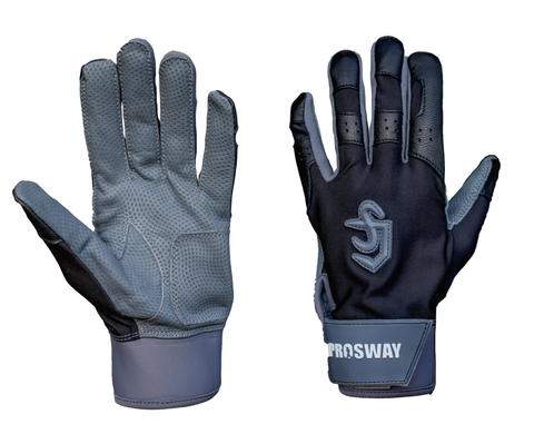 ProSway Ultra Fit Batting Gloves-MIDNIGHT BLACK